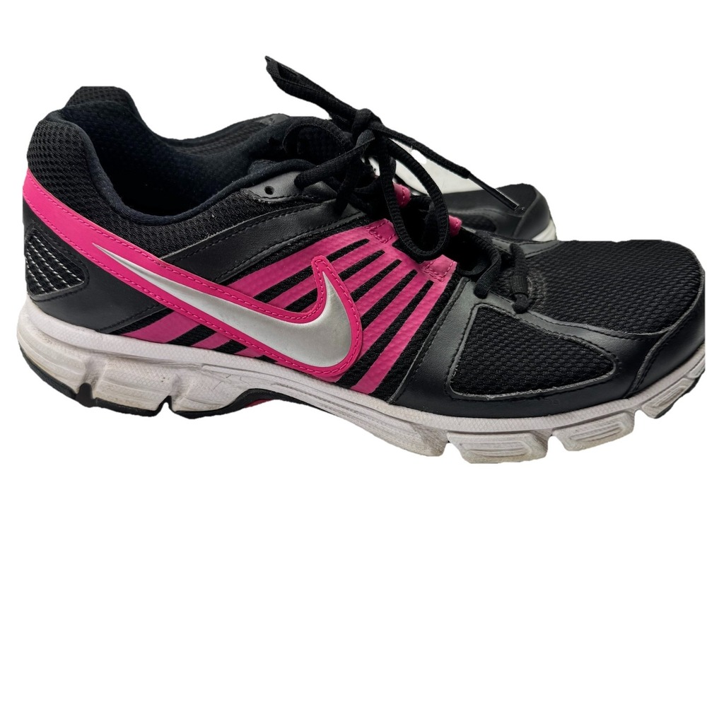 Nike Downshifter 5 Women's Size 11‎ Running Athletic Shoes Black Pink Sneakers